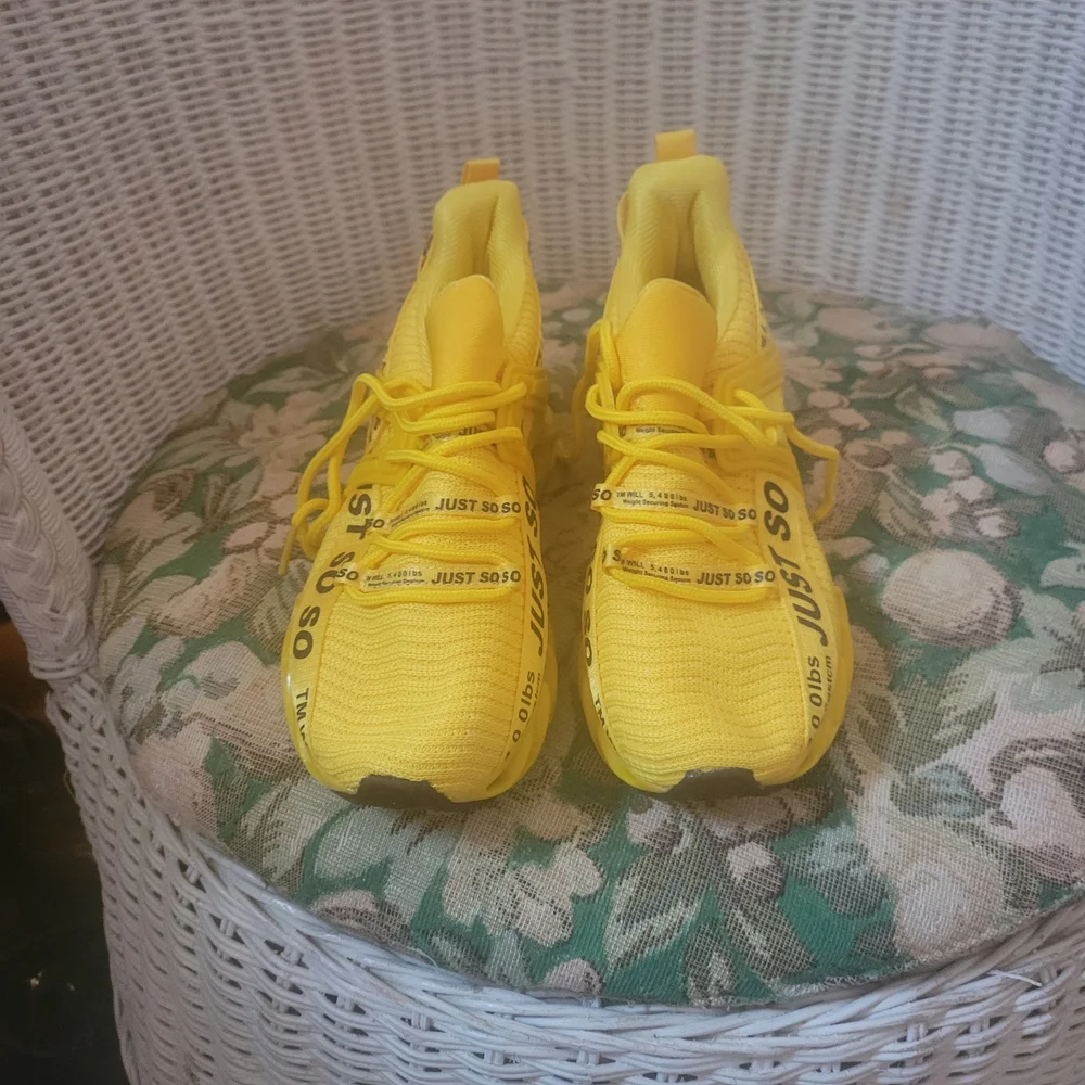 Kids Yellow Sneakers - Picture 2 of 5